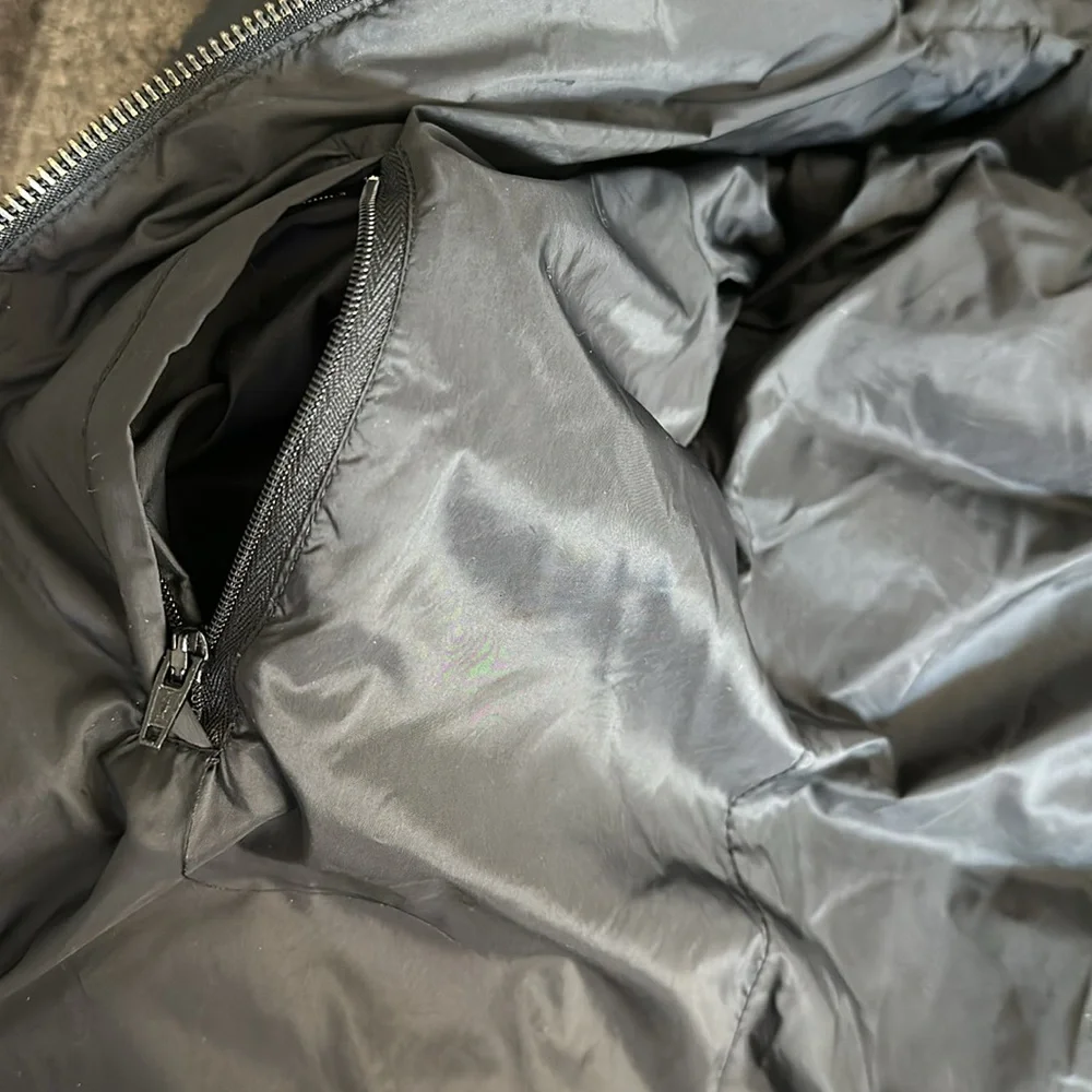 Alice + Olivia Black Puffer Jacket - Picture 14 of 16